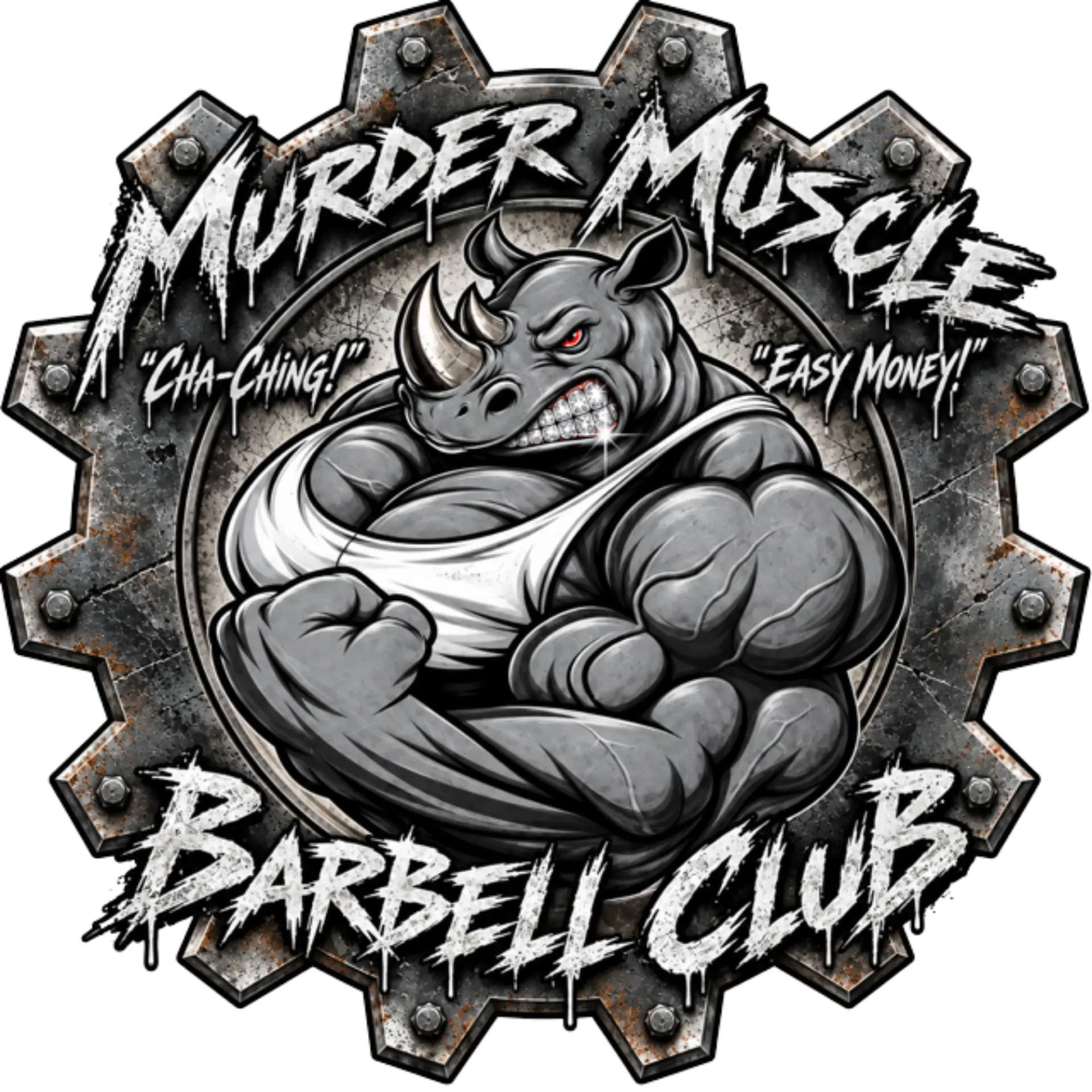 Murder Muscle Barbell Club logo